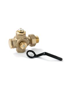 1" Multi-Kugelventil mit 4 Abgängen