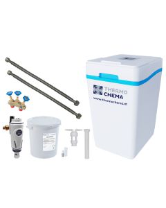 Kabinett-Enthärtungs- und Enteisenungsanlage MIDI - SET inkl. Rückspülfilter