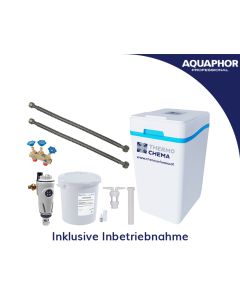 Kabinett-Enthärtungs- und Enteisenungsanlage MIDI - SET inkl. Rückspülfilter u. Inbetriebnahme
