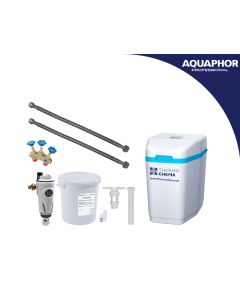 Kabinett-Enthärtungs- und Enteisenungsanlage MINI - SET inkl. Rückspülfilter