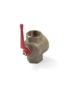 Kugelhahn mit integriertem Schmutzfänger 6/4"