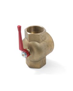 Kugelhahn mit integriertem Schmutzfänger 2"