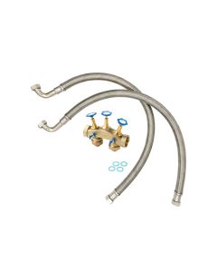 Montageblock 2" + Flexschläuche 1" IG