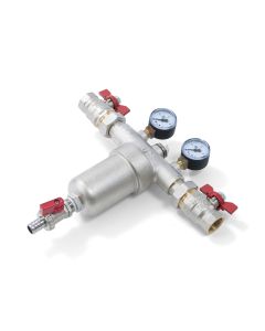 Schutzfilter Nickel 3/4" inkl. Magnet und Einsatz 200 µm